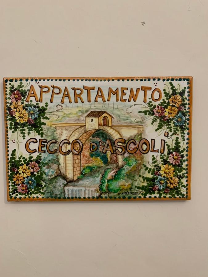 Appartamento Cecco D'Ascoli 아스콜리피체노 외부 사진